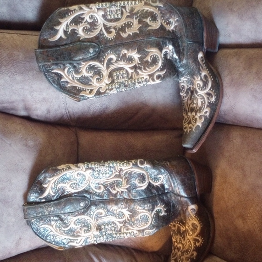 Women's Leather Western Boots